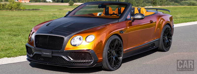 Car tuning wallpapers Mansory Bentley Continental GTC - 2015 - Car wallpapers