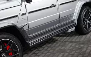 Car tuning desktop wallpapers TopCar Mercedes-AMG G 63 Inferno Silver - 2019