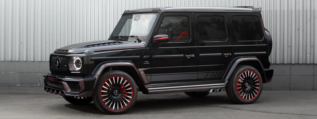 Car tuning desktop wallpapers TopCar Mercedes-AMG G 63 Edition 1 Inferno Black with Red - 2019 - Car wallpapers