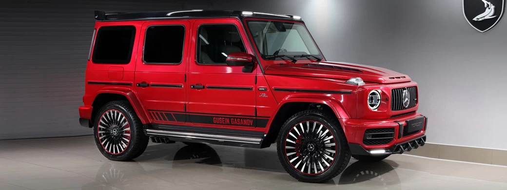 Car tuning desktop wallpapers TopCar Mercedes-AMG G 63 Light Package Red - 2020 - Car wallpapers