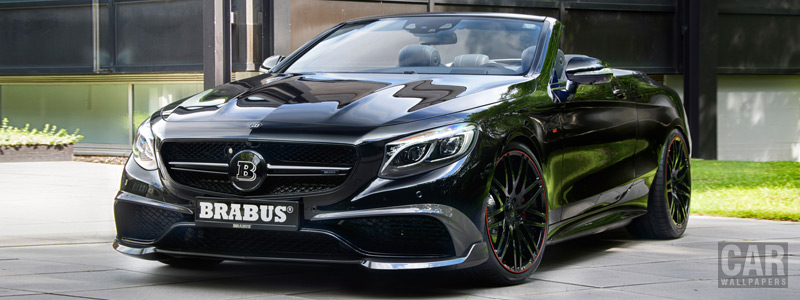 Car tuning wallpapers Brabus 850 6.0 Biturbo Cabrio Mercedes-AMG S 63 Cabriolet - 2016 - Car wallpapers
