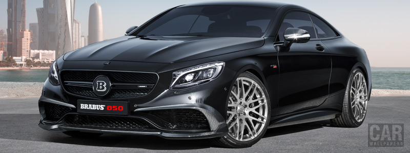 Car tuning wallpapers Brabus 850 6.0 Biturbo Coupe Mercedes-AMG S63 Coupe - 2015 - Car wallpapers