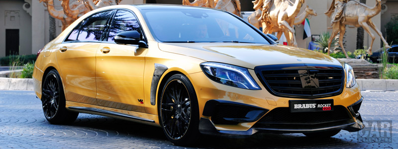 Car tuning wallpapers Brabus Rocket 900 DESERT GOLD Edition Mercedes-AMG S 65 - 2015 - Car wallpapers