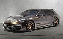 Car tuning desktop wallpapers Mansory Porsche Panamera Sport Turismo - 2018